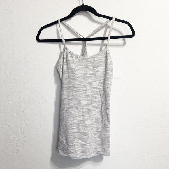 Lululemon Tops - Lululemon Power Pose Tank in Wee Are From Space Ice Grey Alpine White 6 Small